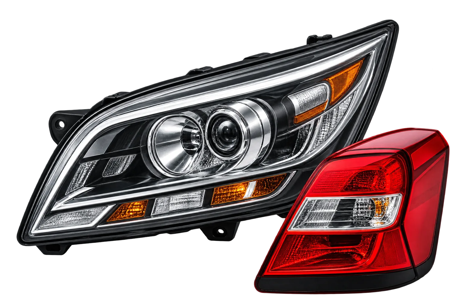 Headlamp and tail lamp
