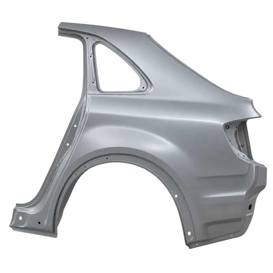 Isolated quarter panel appearance illustration